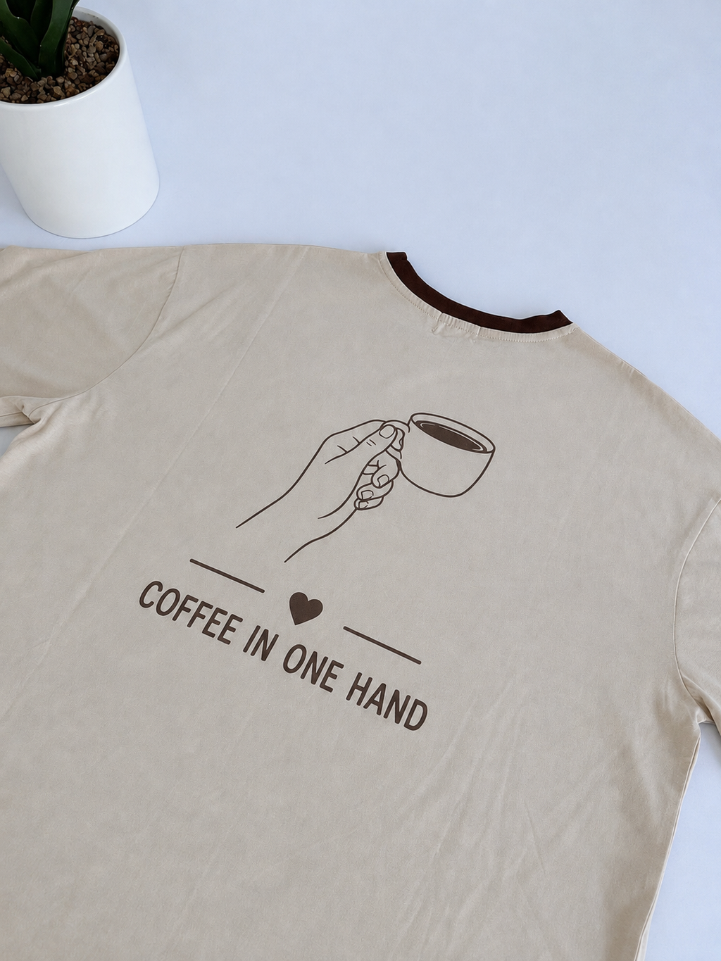 Coffee Run Oversized Tee - PREORDER