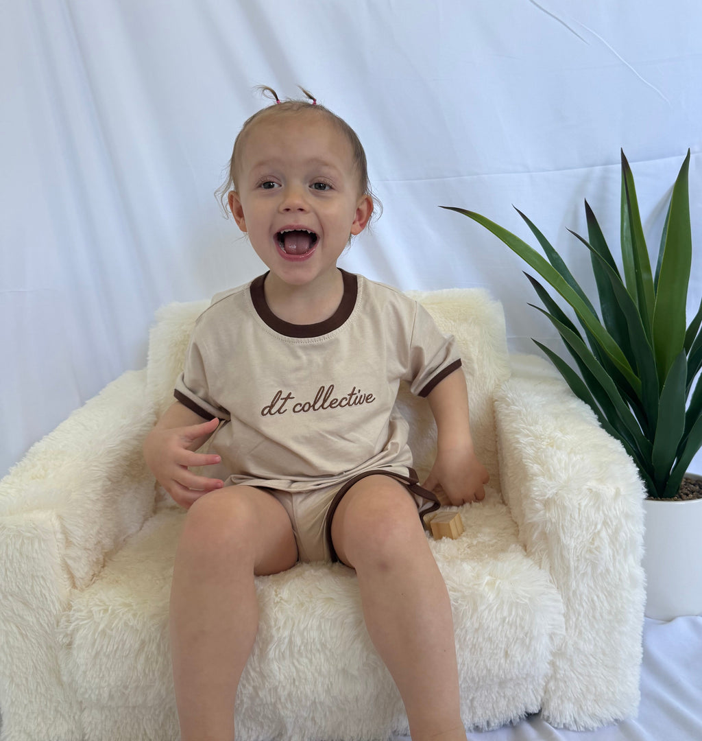 Snack Time Kids Tee & Shorts Set