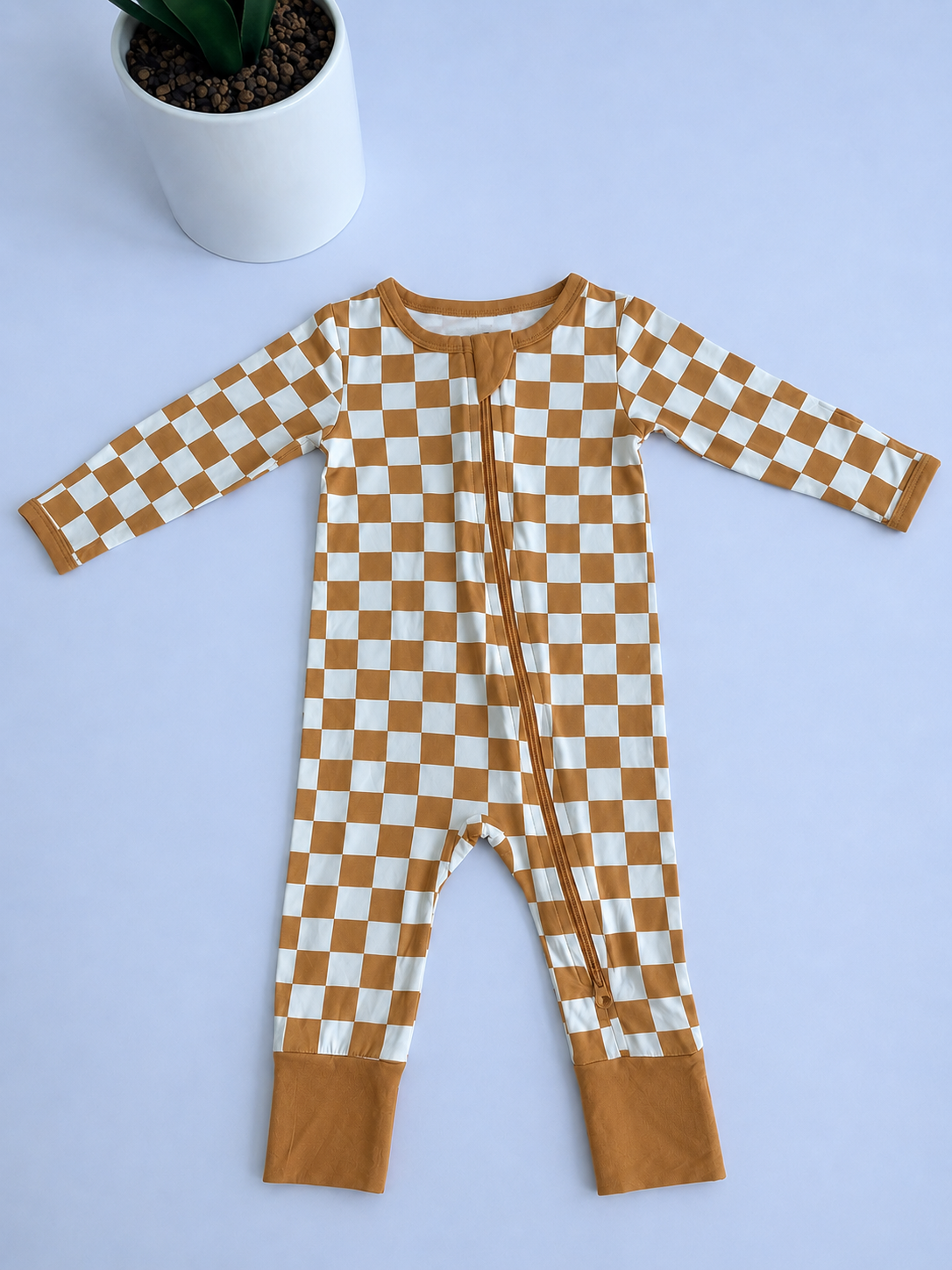 Little Check Onesie