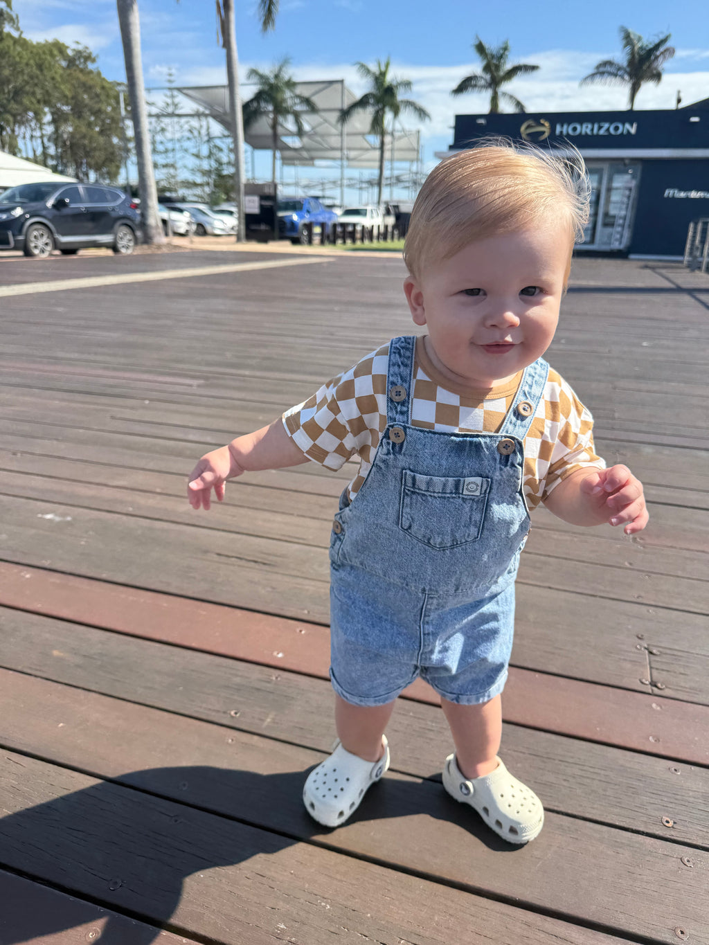 ✨Little Check Tee & Shorts Set✨