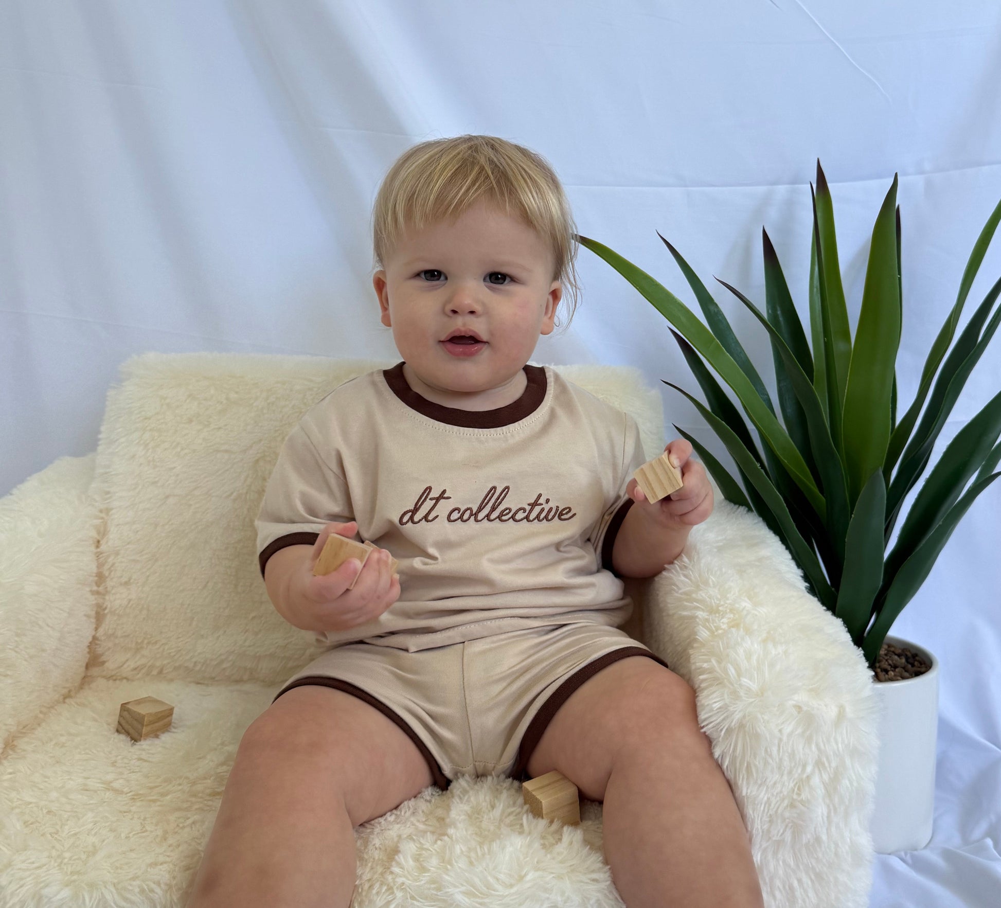 Snack Time Kids Tee & Shorts Set