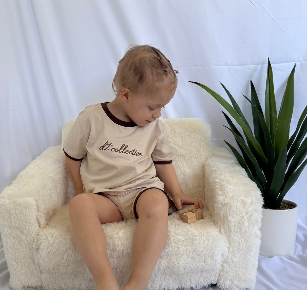 Snack Time Kids Tee & Shorts Set
