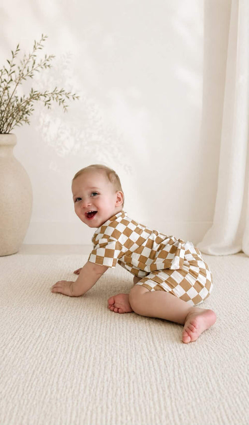 ✨Little Check Tee & Shorts Set✨