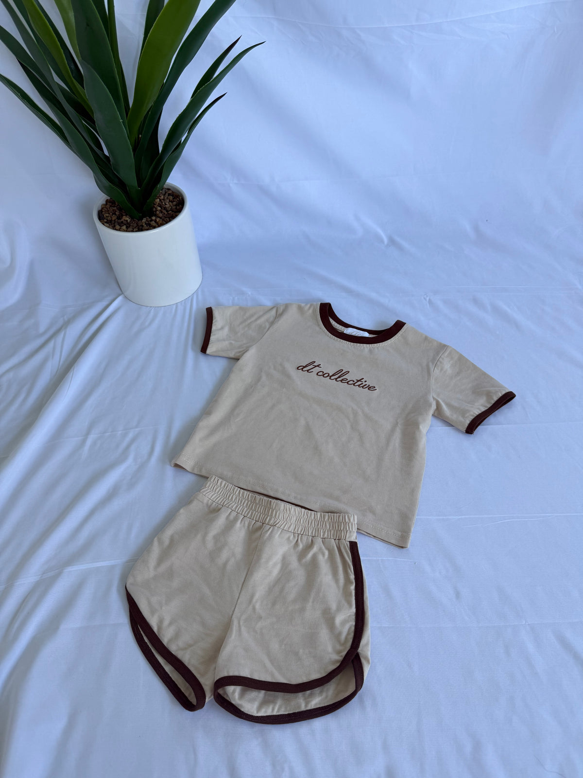 DT Collective Kids Tee & Shorts Set Blank Back - PREORDER