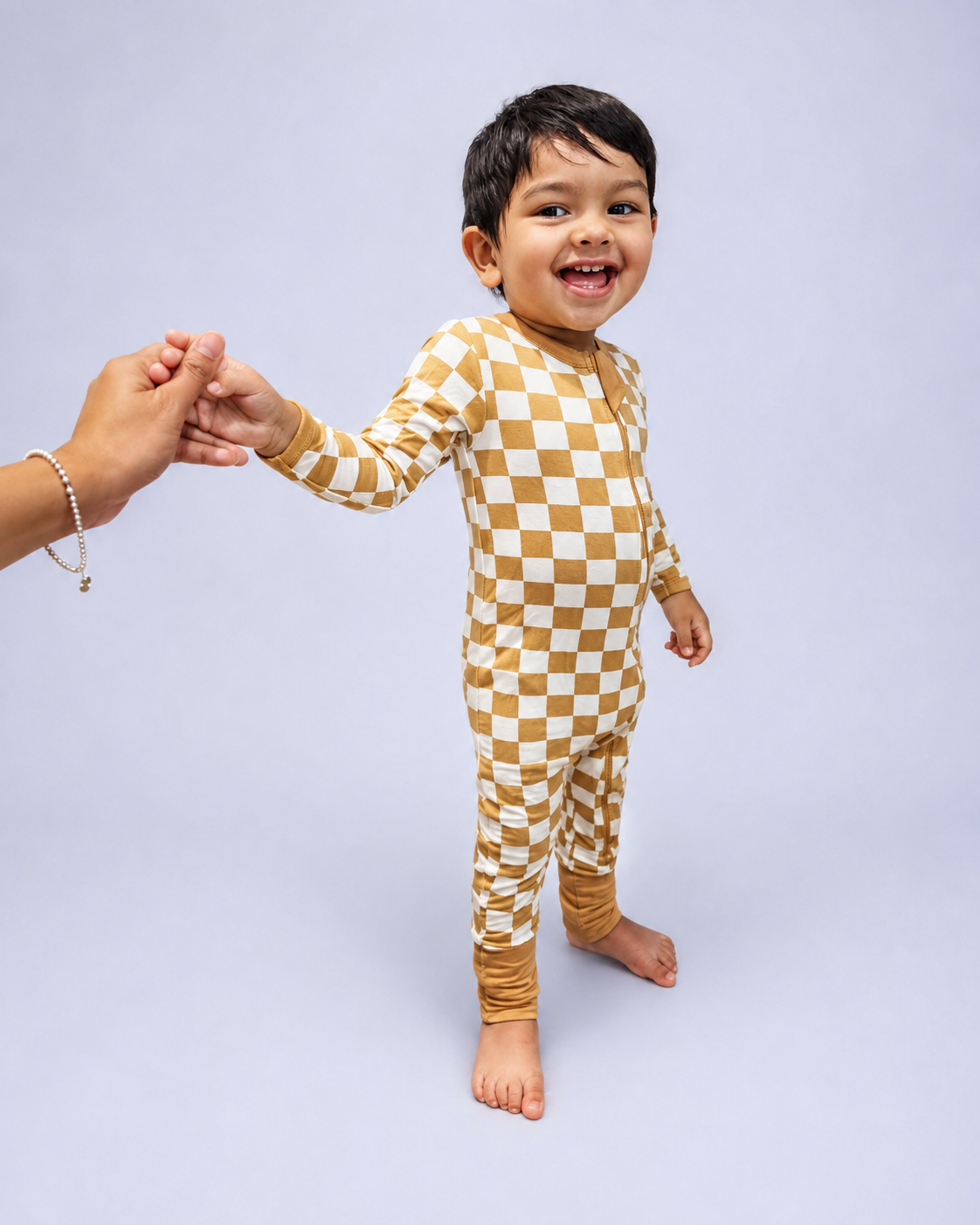 Little Check Onesie