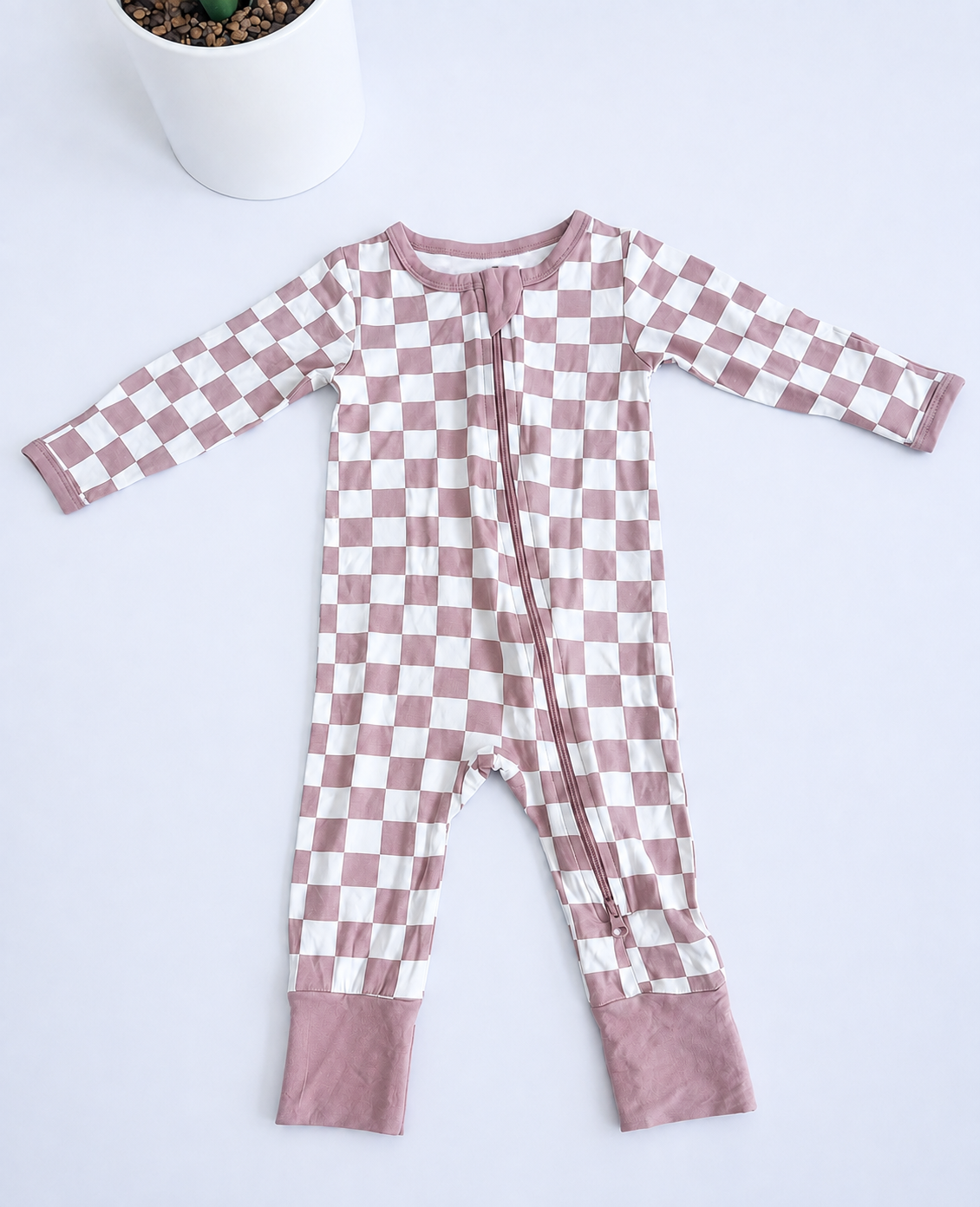 Little Check Onesie