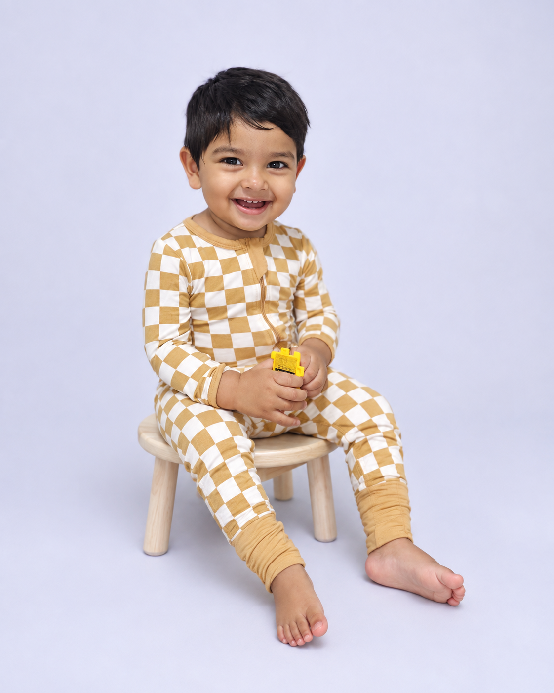 Little Check Onesie